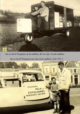 0263 Melk brommer en auto Wiegmans.
 
