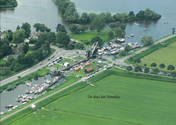 0820 Luchtfoto Sluis t Hemeltje. 
