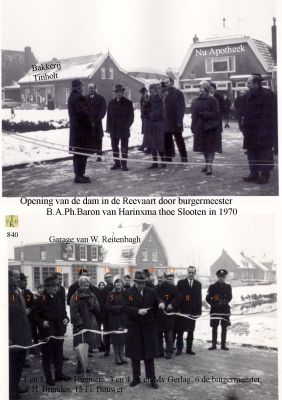 0840 Opening van de dam in de Reevaart 

