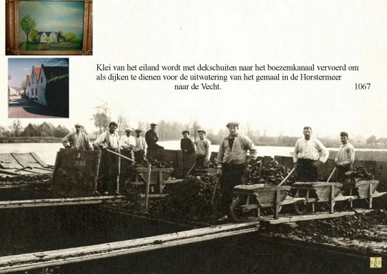 1067 Klei voor het boezemkanaal. 
