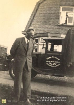 1216 Vrachtauto.
 Is van de Gebr. Verkaik.
