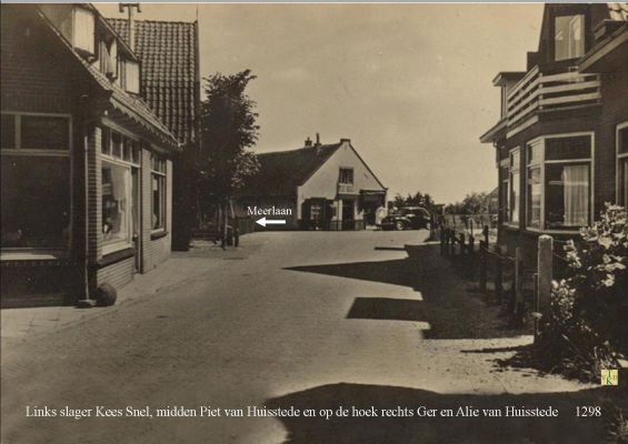 1298 Drie winkels Snel, Huisstede, en de zussen Huisstede.   
