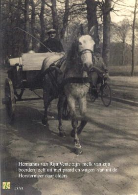1353 Met paardenwagen.
