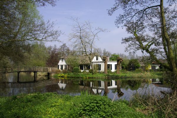 QR_0010 Bruggetje aan oude Ankeveensepad
Op de grens van Ankeveen en Nederhorst den Berg ligt de kleine buurtschap De Goog, midden in het voormalige verveningsgebied. Vanuit Den Berg liep tot 1971 het Ankeveensepad dwars door de plassen rechtstreeks naar Ankeveen. Het huidige Googpad werd aangelegd ter vervanging van deze rechtstreekse verbinding met Ankeveen. Dit unieke fiets/wandelpad met mooie doorkijkjes op de Spiegelplas komt uit in de buurtschap Overmeer of bij de Zanderijsluis. N 52º 15.897’  O 5º 4.114’
Trefwoorden: QR