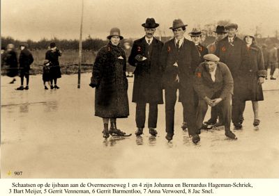 907 op de ijsbaan schaatsen
