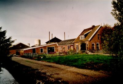 Gezicht-op-de-Volharding
Gezicht op de Volharding,vanaf het land van Pieter-Willem Lam. 
De Volharding, Machineweg 53 Horstermeer Fam. G. Hoogendoorn. De boerderij “De Volharding “dateert uit 1908. In dat jaar brandde de stolpboerderij van Van Saasse, die op deze plaats stond, af. Het was een van de vijf oorspronkelijke boerderijen uit de beginjaren van de ontginning van de Horstermeerpolder. De vormgeving van het woonhuis van een bouwlaag met zadeldak en de lagere stal is sober. Het geheel kwam in 1991 op de lijst van het Monumenten Inventarisatie Project (MIP), “als voorbeeld van een type, gaaf in hoofdvorm en detaillering”. Voorheen boerde hier de familie Van Tol. Daarna kwam de familie Duindam op  “De Volharding”. Vanaf 1989 wordt het melkveebedrijf met alleen melkkoeien en jongvee, gevoerd door G. Hoogendoorn. Tot voor enige jaren werd er nog kaas gemaakt voor de verkoop.
Trefwoorden: Horstermeer, Volharding, Machineweg