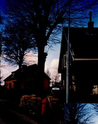 Zijaanzicht-Vechtzicht
Zijaanzicht van de boerderij Vechtzicht van 1921. Eilandseweg 17 en 17a . Nu bewoont door de fam Buikema.
