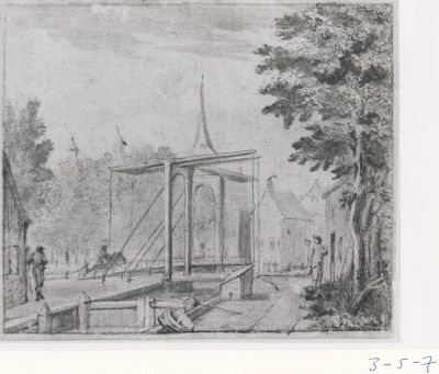 Pentekening
Pentekening locatie onbekend waarschijnlijk Ankeveensepad naast Brinkers.
Ankeveensevaart ?

