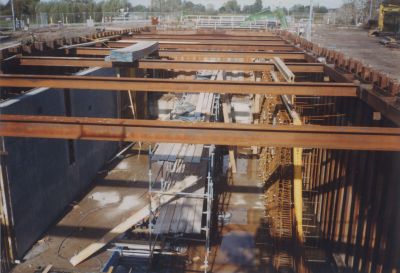 Ballastbrug
Bouw sluis verbinding Vecht met de Spiegelpolder bij de Ballastbrug 1998 1999
