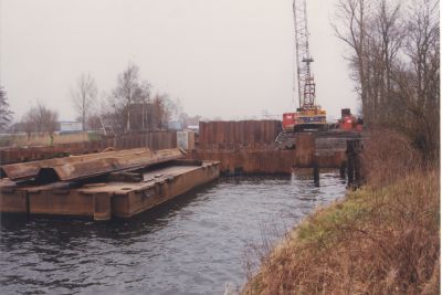 Ballastbrug
Bouw sluis verbinding Vecht met de Spiegelpolder bij de Ballastbrug 1998 1999
