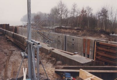 Ballastbrug
Bouw sluis verbinding Vecht met de Spiegelpolder bij de Ballastbrug 1998 1999
