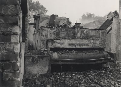 Schuimrubberfabriek-Riviera
Schuimrubberfabriek Riviera na de brand in juni 1965.
