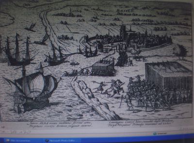 Inname van Den Briel
Inname van Den Briel door de Watergeuzen op 1 april 1572.
Foto gebruikt door Jan Baar voor zijn artikel in Werinon 79 over de parochie 
Heilige Maria Hemelvaart van Nederhorst den Berg en Nigtevecht.
