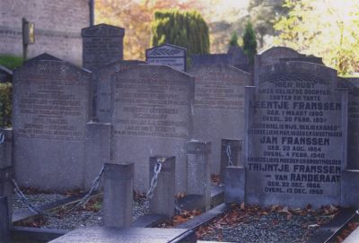 Graven-bij-Willibrordkerk
Algemene Begraafplaats op de heuvel-  Zie beschrijving in de speciale uitgave Werinon 66 over de  Willibrordkerk
Trefwoorden: Begrafenis
