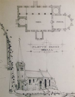 Bouwtekening
Bouwtekening van Willibrordkerk uit 1892 van architect Posthumus Meyer.
Zie ook Werinon 66.
