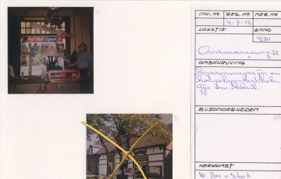 Sigaren-en-hengelsportartikelenwinkel
Sigarenmagazijn en hengelsportartikelenwinkel van Gijs en Cor van Schaik.
Hij verkocht achter zijn huis ook kamerplanten.
