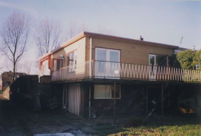 B-Bungalow
Bungalow-Snel zoals het er naar uitzag v    r de afbraak
Trefwoorden: Bouwwerk Gebouw