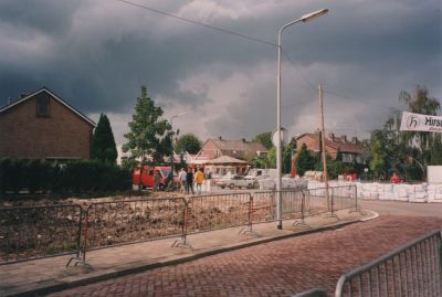 Bouw-appartementen-Meidoornhof
De duplexwoningen zijn net gesloopt om plaats te maken voor 8 appartementen( Meidoornhof).
