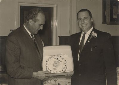 Jubileum
Jan en Gerard Snel, later Snel-Smeerdijk.
75 jaar wasserij Overhoek
