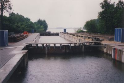 Sluis
De vernieuwde sluis.
