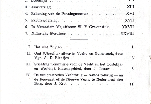 B197 Jaarboekje van het Oudheidkundig genootschap “Niftarlake” 1952 - 2 van 3