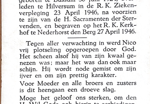 1946 Ruizendaal, Nicolaas