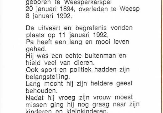 1992 Galesloot, Petrus Cornelis