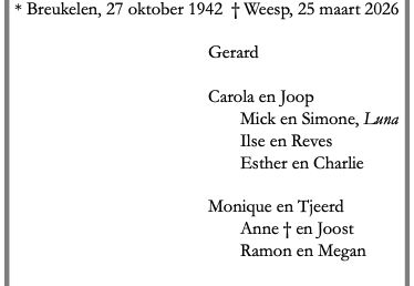 2026 Schoordijk - Verhoef, Johanna Eva Maria