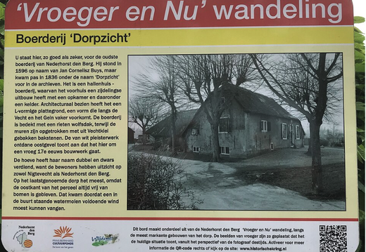 Eilandseweg 11, Vroeger en nu wandeling